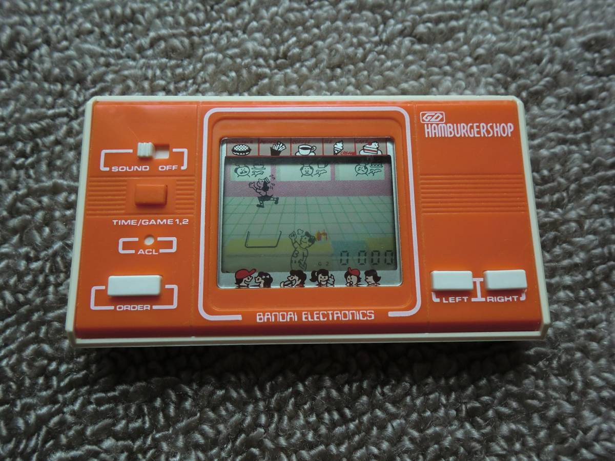 ハンバーガーショップ バンダイ LCD - ゲームウォッチ LSIゲーム LCD
