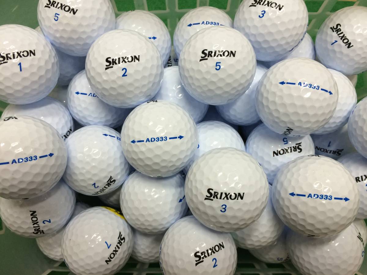 特・A級　スリクソン　AD 333　2011年モデル　ホワイト　50個　⑤　【ロストボール】