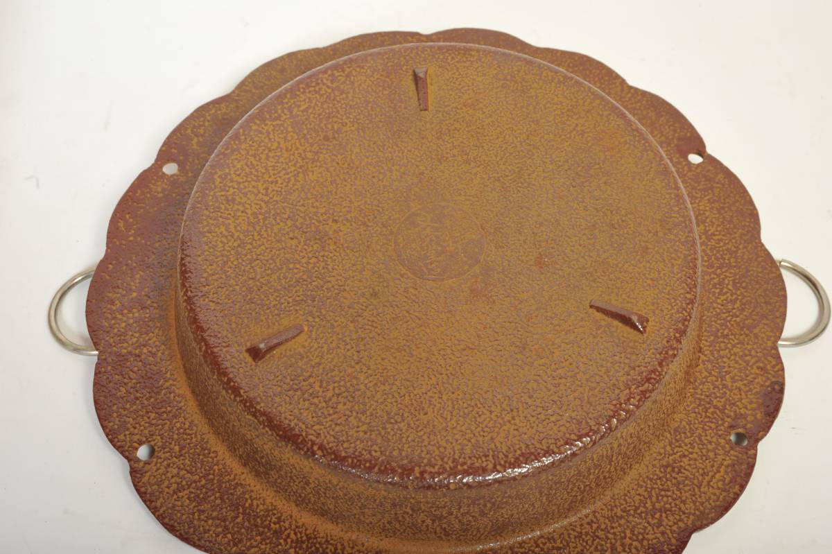 「伝統工芸岩手南部鉄器」　すき焼き鍋　未使用品　昭和レトロ　お肉　_3