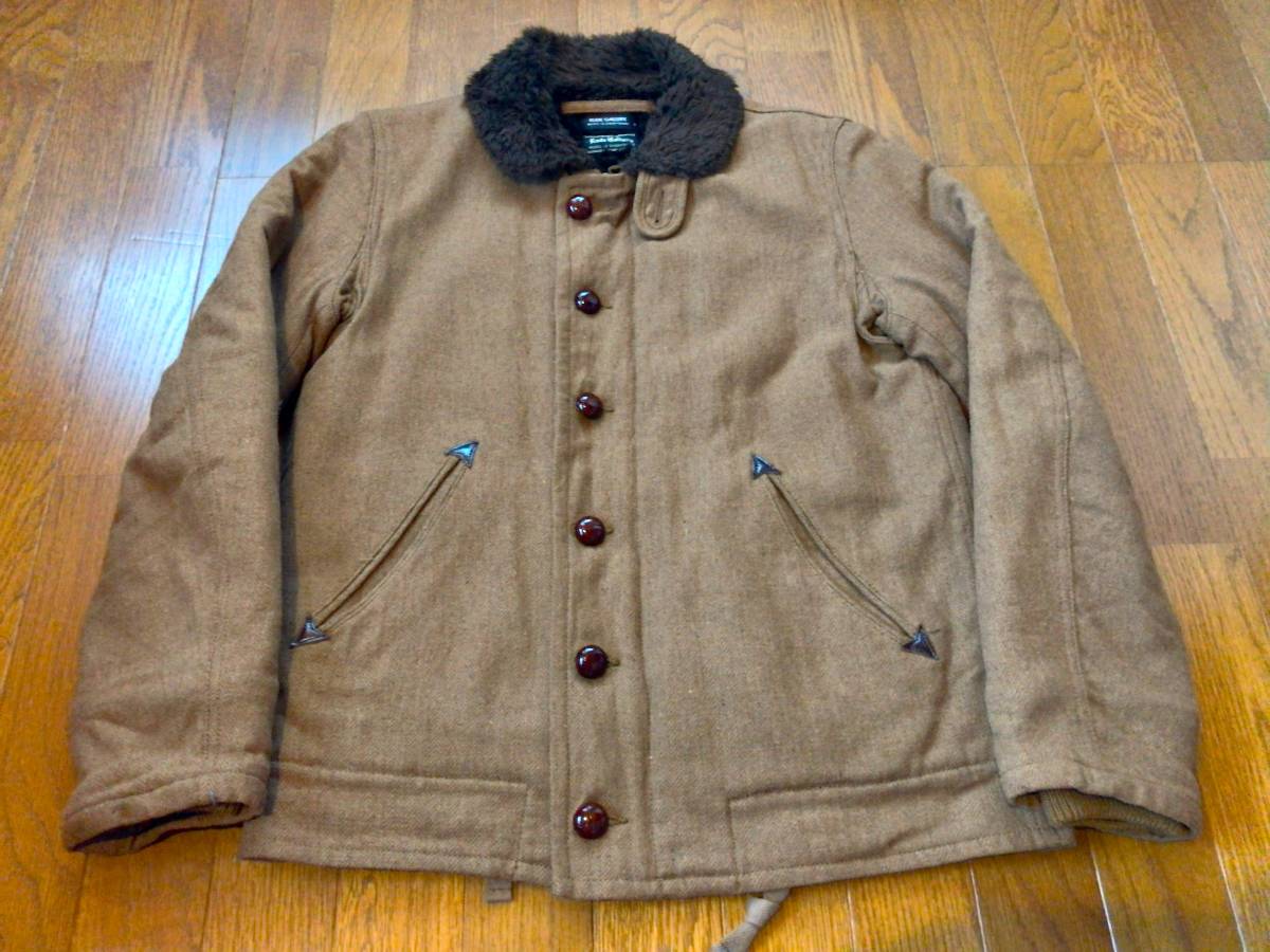 RUDE GALLERY ルードギャラリー N1 デッキジャケット WOOL HERRINGBONE 