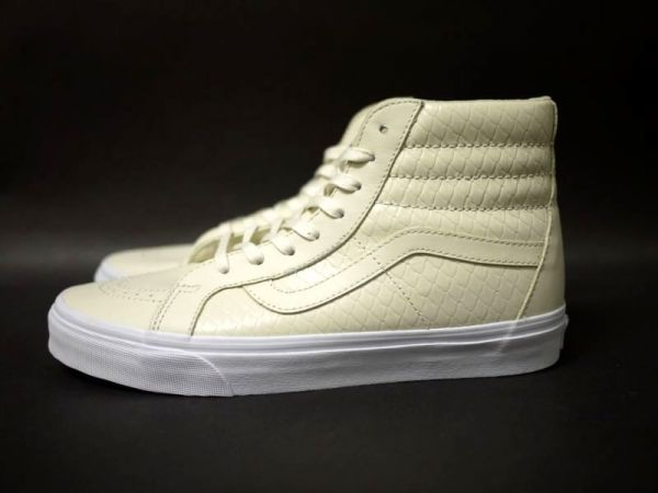p178 バンズ スケート ハイ リイシュー デラックス アーマーレザー タートルダブ(26.5cm)VANS SK8-Hi Reissue Armor Leather Turtledov新品