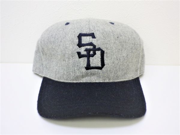 10A15◆ EL RADIALL ラディアル グレー ウール SD 刺繍 キャップ 帽子 L