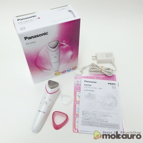 美容家電 Panasonic EH-ST63 美顔器 ホワイト/ピンク 充電器付き