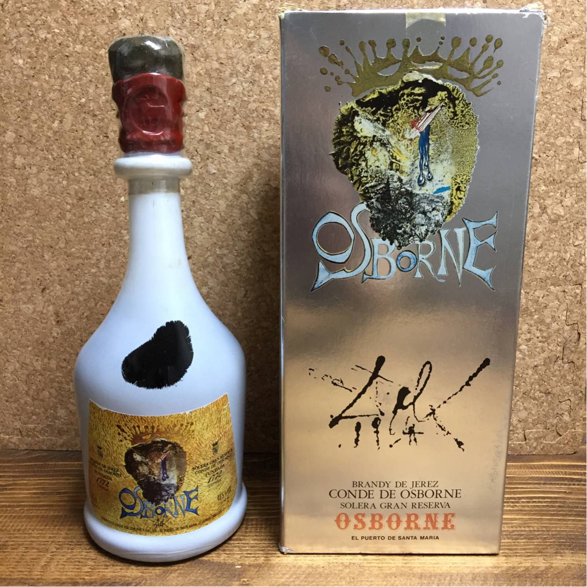 古酒】コンデ デ オズボーン CONDE DE OSBORNE ブランデー 750ml 未開栓