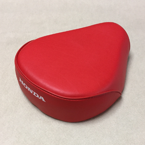 ホンダ旧車 C100/C105/C50 他カブ系 シート リプロ品　赤a