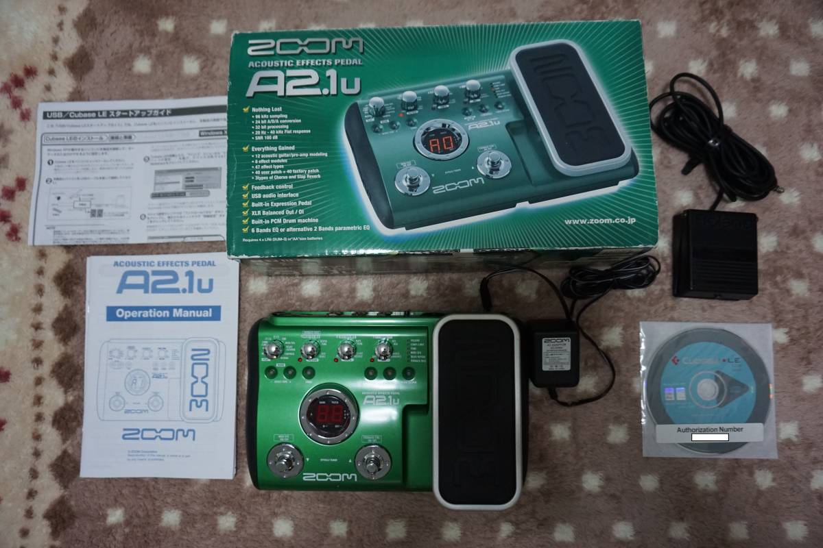 中古】ZOOM A2.1u アコースティックギター マルチエフェクター 【公式