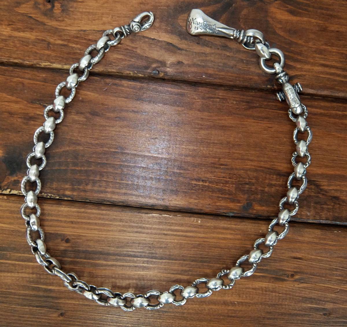 レナードカムホート　生前　シグネット　ウォレットチェーン　／　LONE ONES　ロンワンズ　Leonard Kamhout　 レナードカムホート LEONARD シグネットシルクウォレット レナードカムホート&frasl;ロンワンズ 修理 シルクリンク