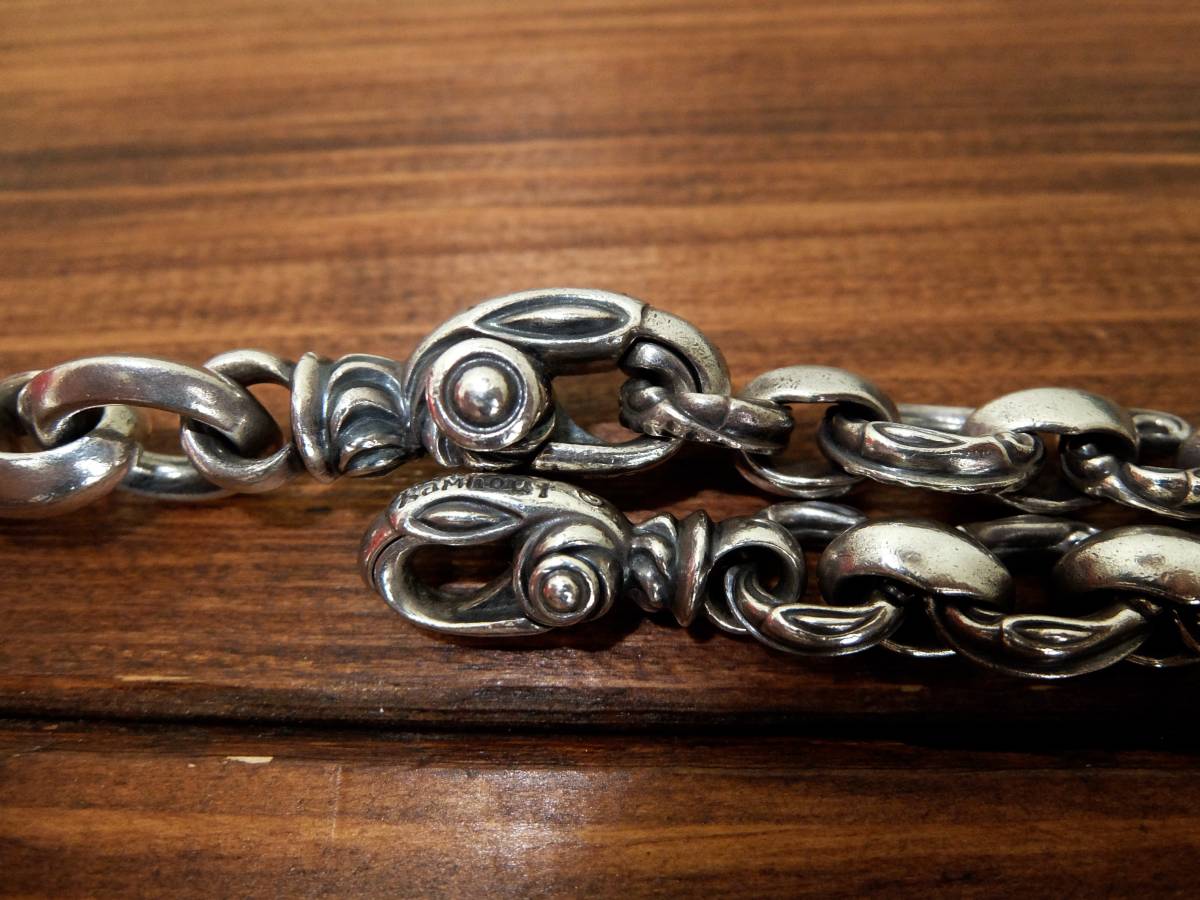 レナードカムホート　生前　シグネット　ウォレットチェーン　／　LONE ONES　ロンワンズ　Leonard Kamhout　 レナードカムホート LEONARD シグネットシルクウォレット レナードカムホート&frasl;ロンワンズ 修理 シルクリンク