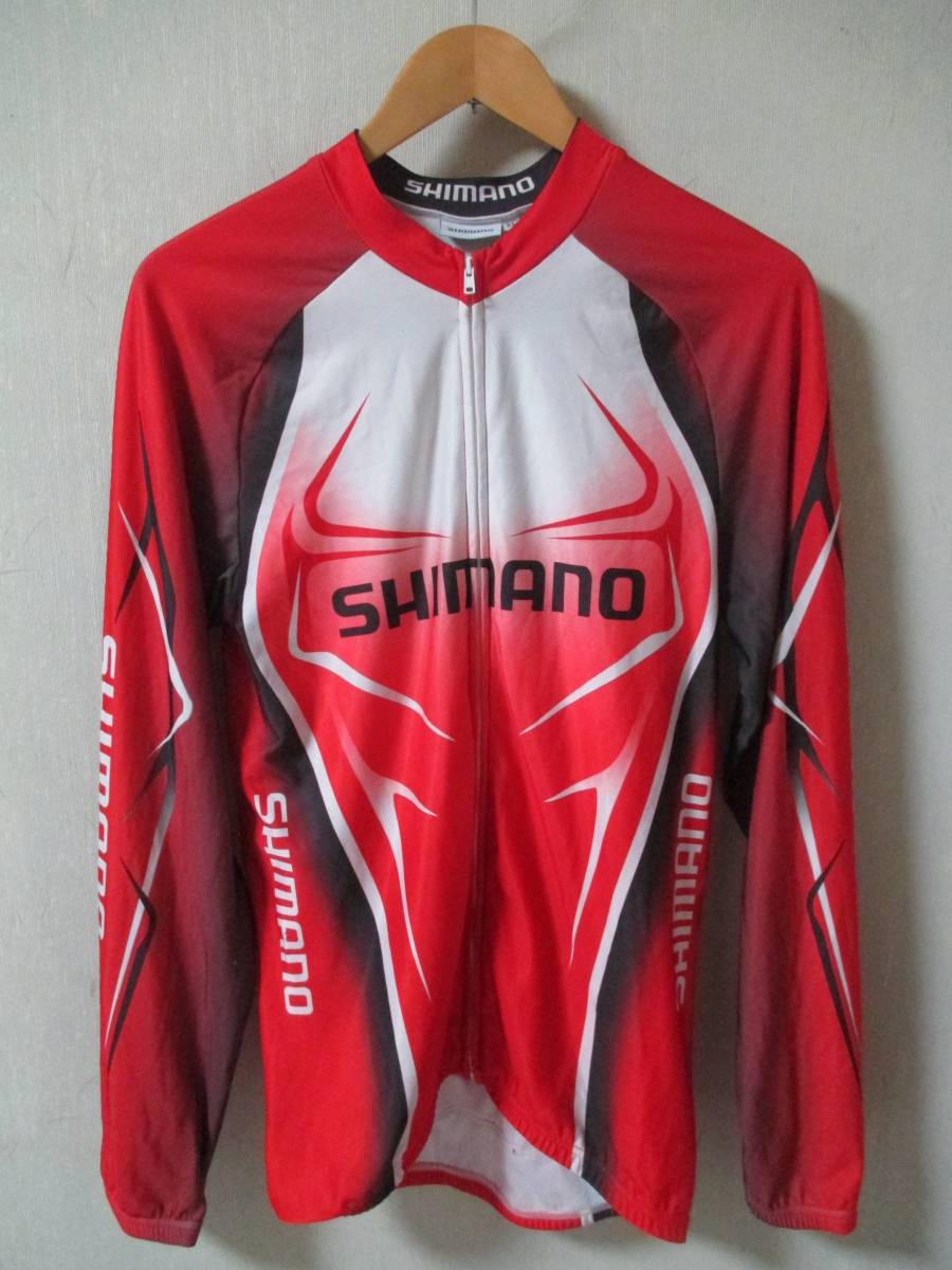 100%新品，最新作 SHIMANO シマノ 長袖サイクルジャージ XLサイズ(XLサイズ以上)｜売買されたオークション情報、yahooの商品情報をアーカイブ公開 - オークファン 男性用