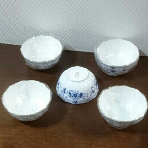 ナルミ ミラノ コレクション ボウルカップ 5個セット 未使用 鳴海陶器