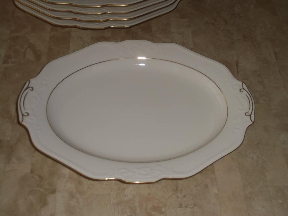 福袋（その18） オーバルプラター（5枚） Noritake Ivory China 洒落 