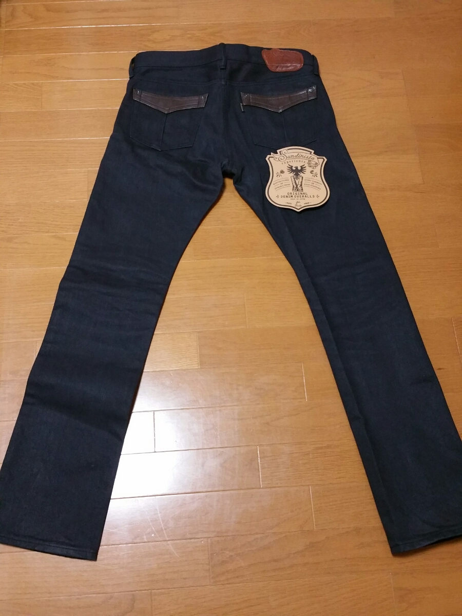 初期型激レア　SUNDINISTA EXPERIENCEサンディニスタ　DUCKTAIL　RIGID DENIM PANTS　ダックテール　デニムパンツ　ルードギャラリー