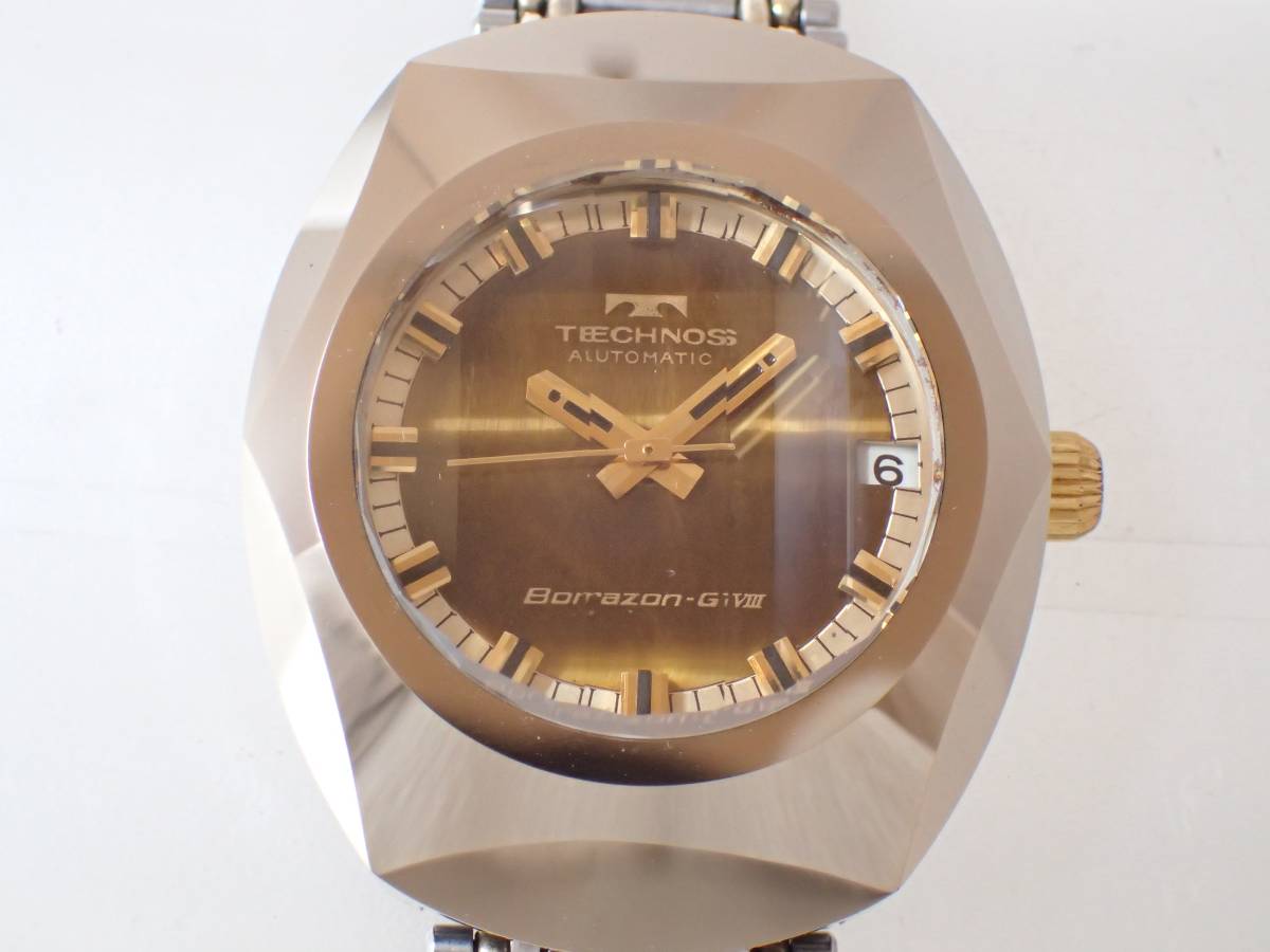 TECHNOS TIGER BORAZON 腕時計ジャンク TECHNOSテクノスBorazon-GⅧ⁄超 