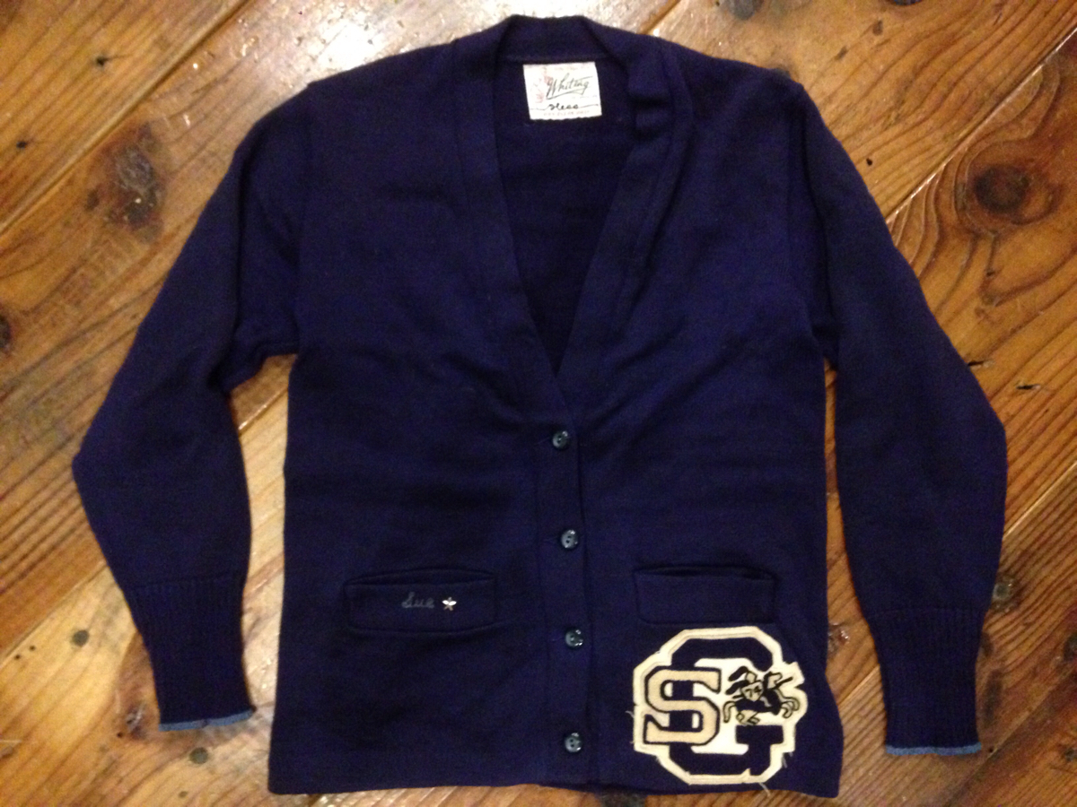 Whiting Jacket Los Vintage - Letterman Angeles Wool Cardigan 
