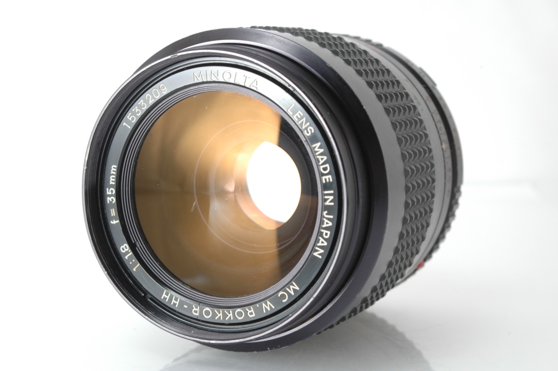 美品】MINOLTA MC W.ROKKOR-HH 35mm f1.8 KONICA MINOLTA - 【Serviced
