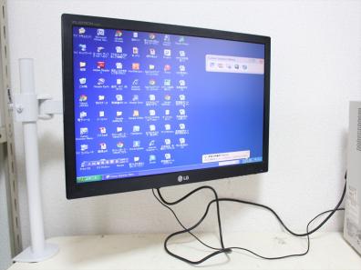 アーム付き 液晶モニター LG E2251VR-BN 12年製 21.5インチ LEDワイド