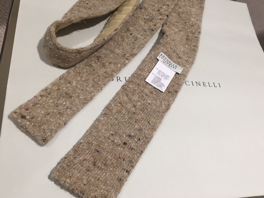 ブルネロクチネリ ニットタイ