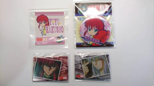 ★ 幽遊白書 るっこれ トレーディングスクエア缶バッジ ステッカー ツタヤ限定 蔵馬 セット ★