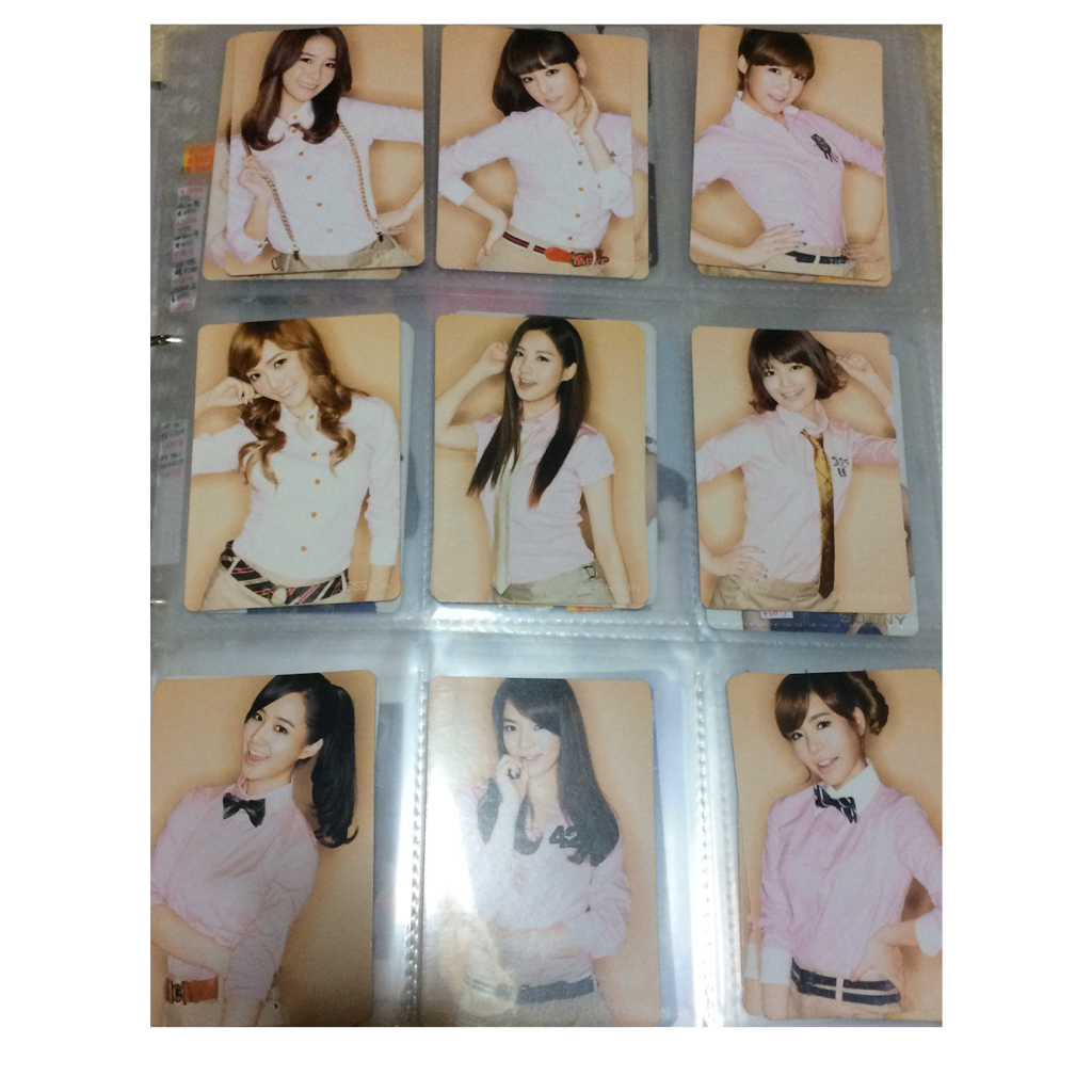 少女時代 SNSD☆公式グッズ トレカ GEE 韓国・日本盤混在 9枚☆ユナ