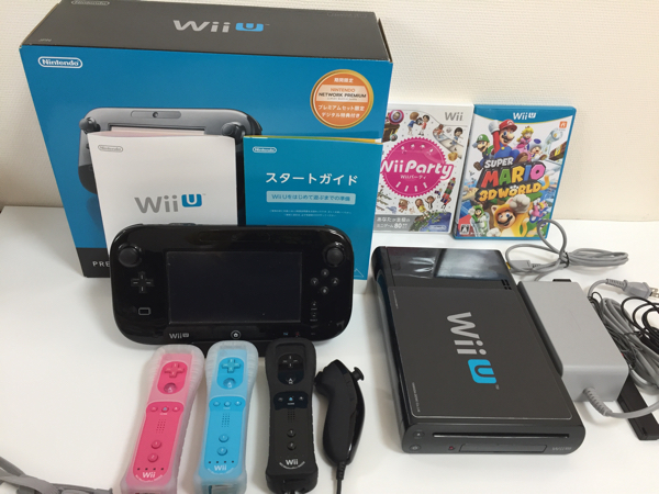 WIIU 本体 黒 おまけ付き 中古/完動品/おまけ付き】Wii U 本体 黒