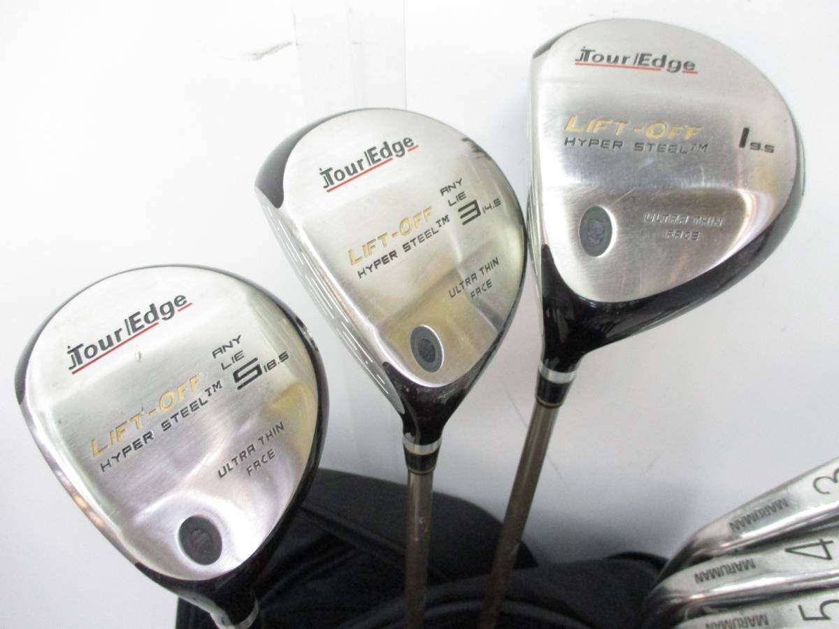 左利き/レフティ 初心者向け メンズゴルフセット (R) XXIO キャディバッグ付き