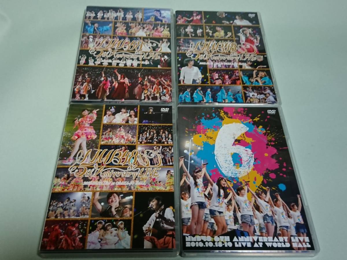 NMB48 5th&6th Anniversary LIVE DVD BOX 特典写真3枚付(山本彩あり 