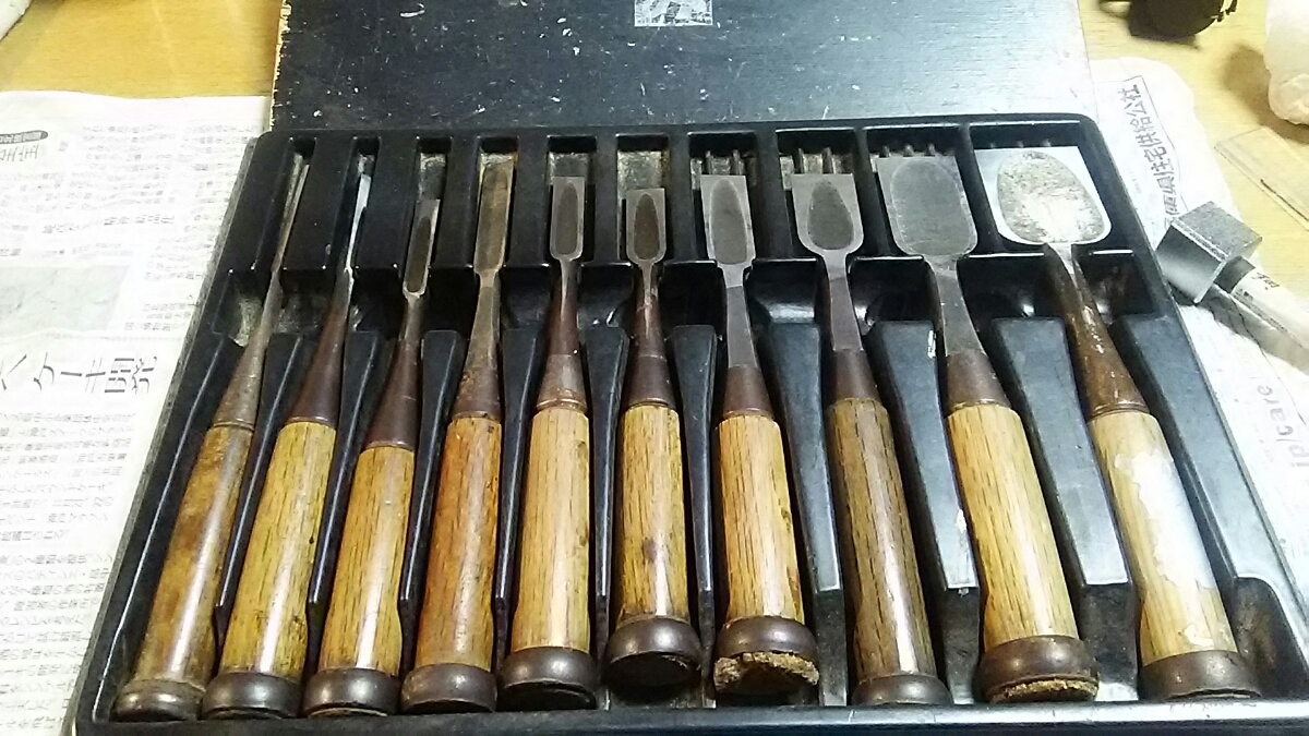 鑿 10本セット 道灌 哲次郎 