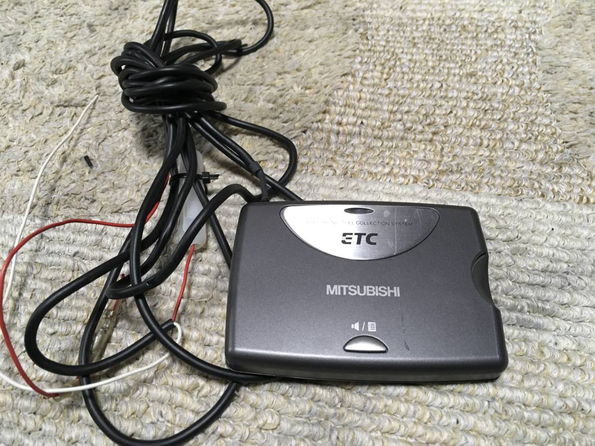 三菱電機 動作OK 軽自動車から取り外し ETC車載器 アンテナ EP-9U56V K MCC