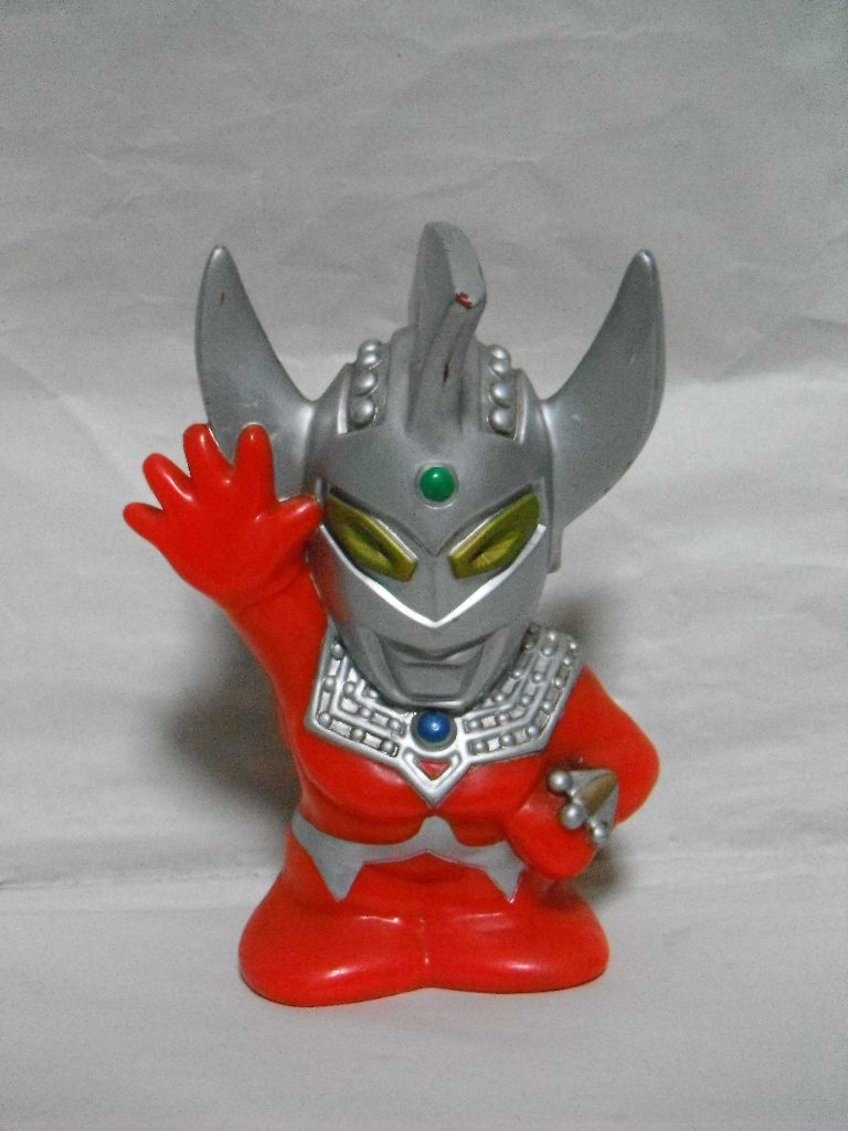 □ウルトラマンタロウ『ソフビバンク（貯金箱）』1988年製。非売品 