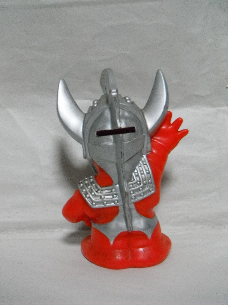 □ウルトラマンタロウ『ソフビバンク（貯金箱）』1988年製。非売品 