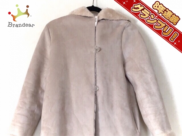 ロッソ ROSSO コート サイズF F ベージュ レディース フェイク 