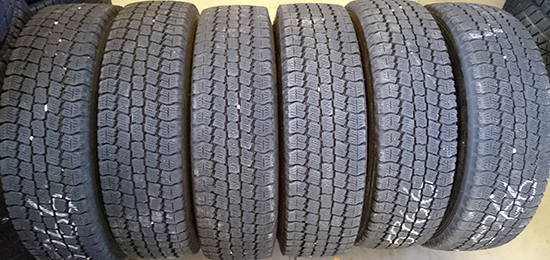 小型トラック用中古スタッドレス TOYO 195/75R15 6本 格安