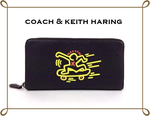 Coach(コーチ) x キースへリングコラボ長財布メンズ