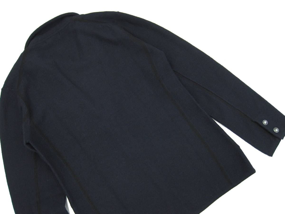 46783(48/L) 新品▽ミッシェルクランオム 定価2.7万 テーラード ニット 