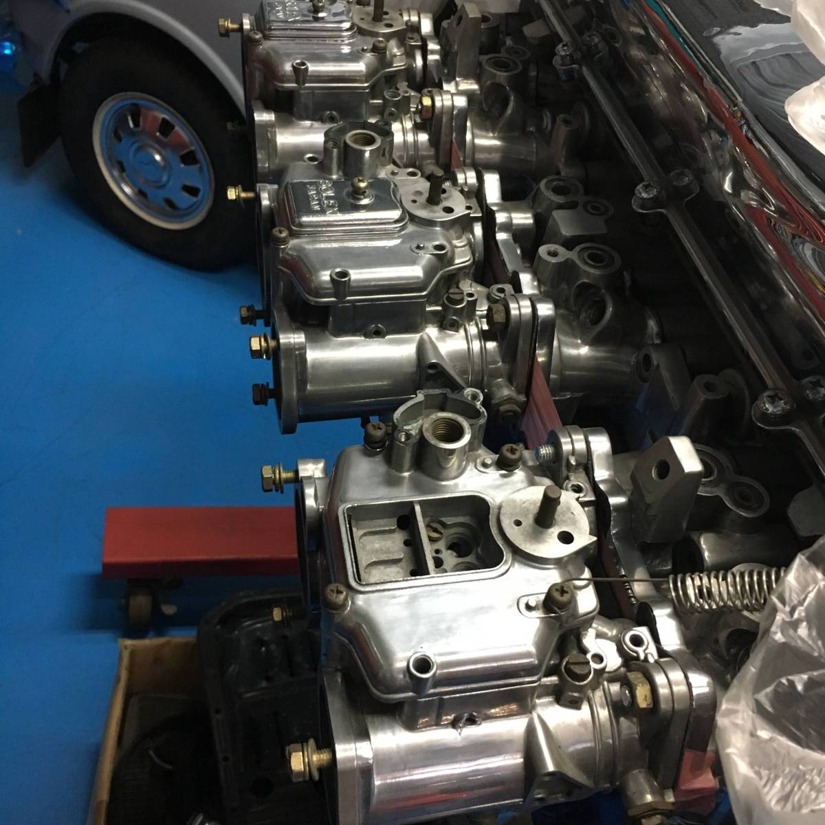 SOLEX44パイ ポリッシュ 旧車 ハコスカ ソレックス