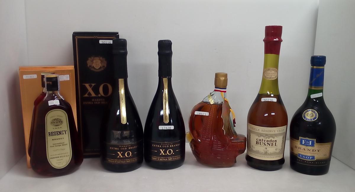 古酒 ブランデー XO X.O 8本 HARDYS - 未開栓1000円 ⁄Suntory