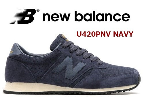 NB U420PNV 23.0cm D ニューバランス　ネイビー　D　23.0cm　②