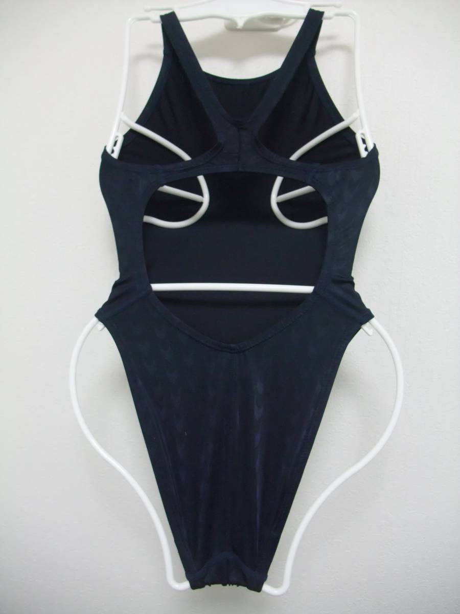 スピード 競泳水着 ハイレグ アクアブレード うろこ 光沢感有 美品 L