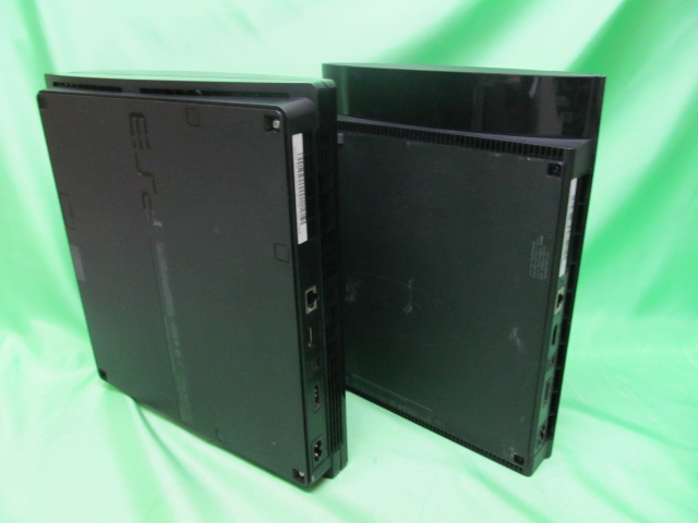 ジャンク品 PS3 本体 CECH-2500A、4300C ブラック 2台セット ※要確認