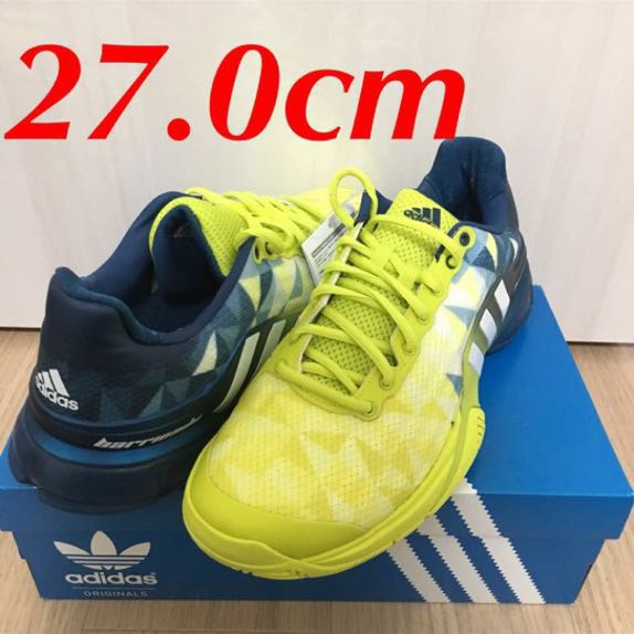 新品 アディダス テニスシューズ バリケード 錦織着用モデル 27.0cm