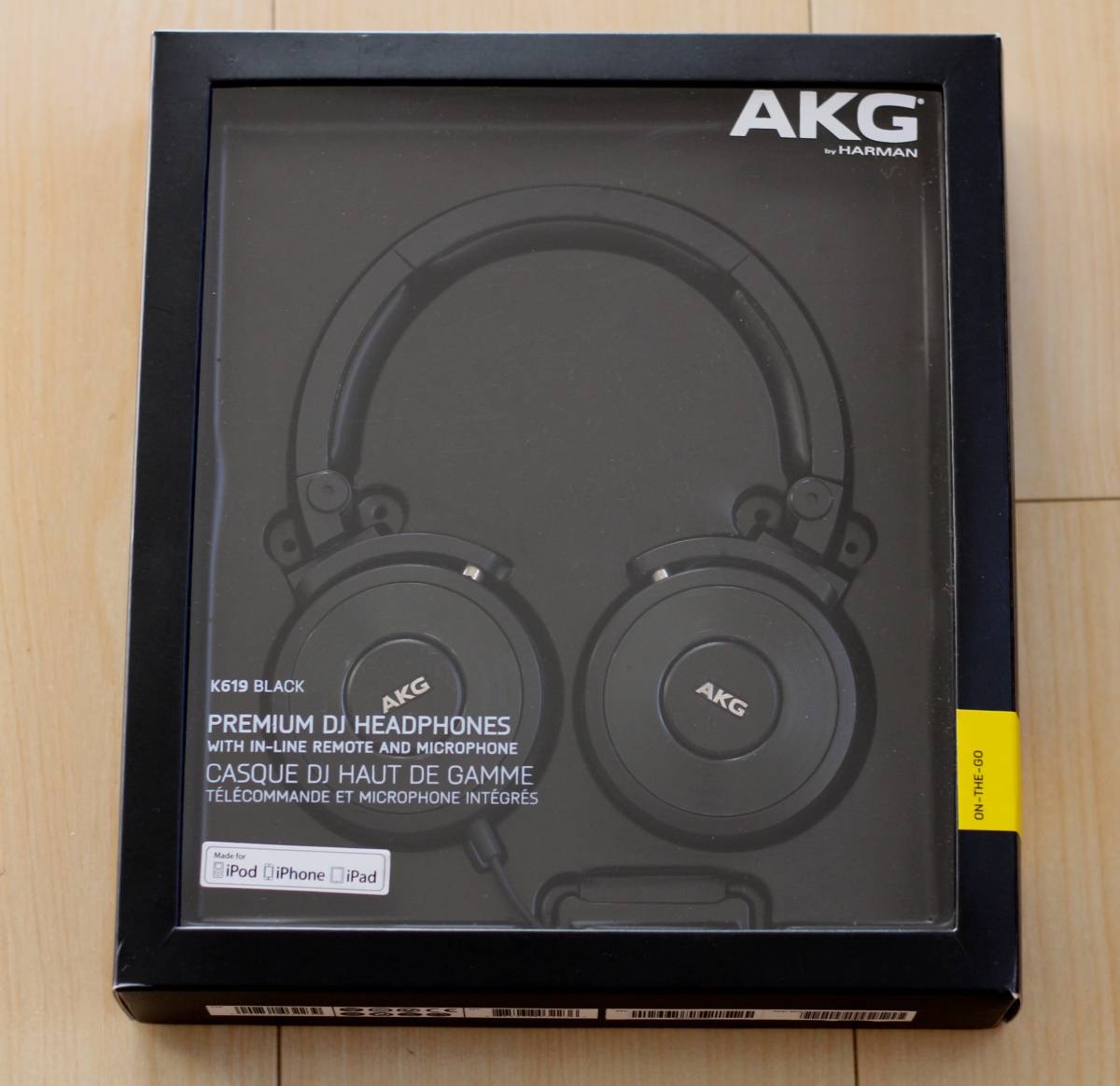 ヘッドフォン　★ AKG K619 Black 黒_1