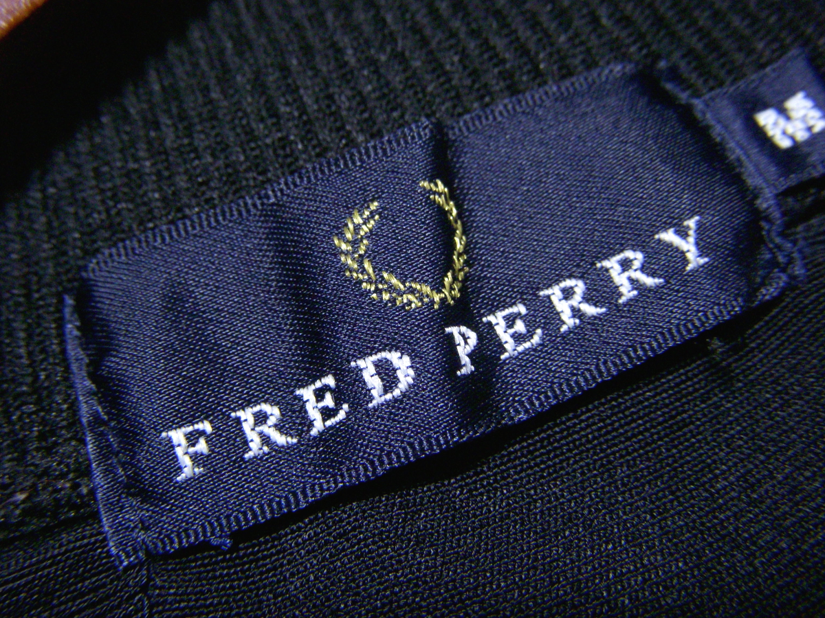 日本製■フレッドペリー　シャドーチェック　トラックジャケット　ジャージ　袖ドレープライン　ローレルロゴ FRED PERRY　ヒットユニオン