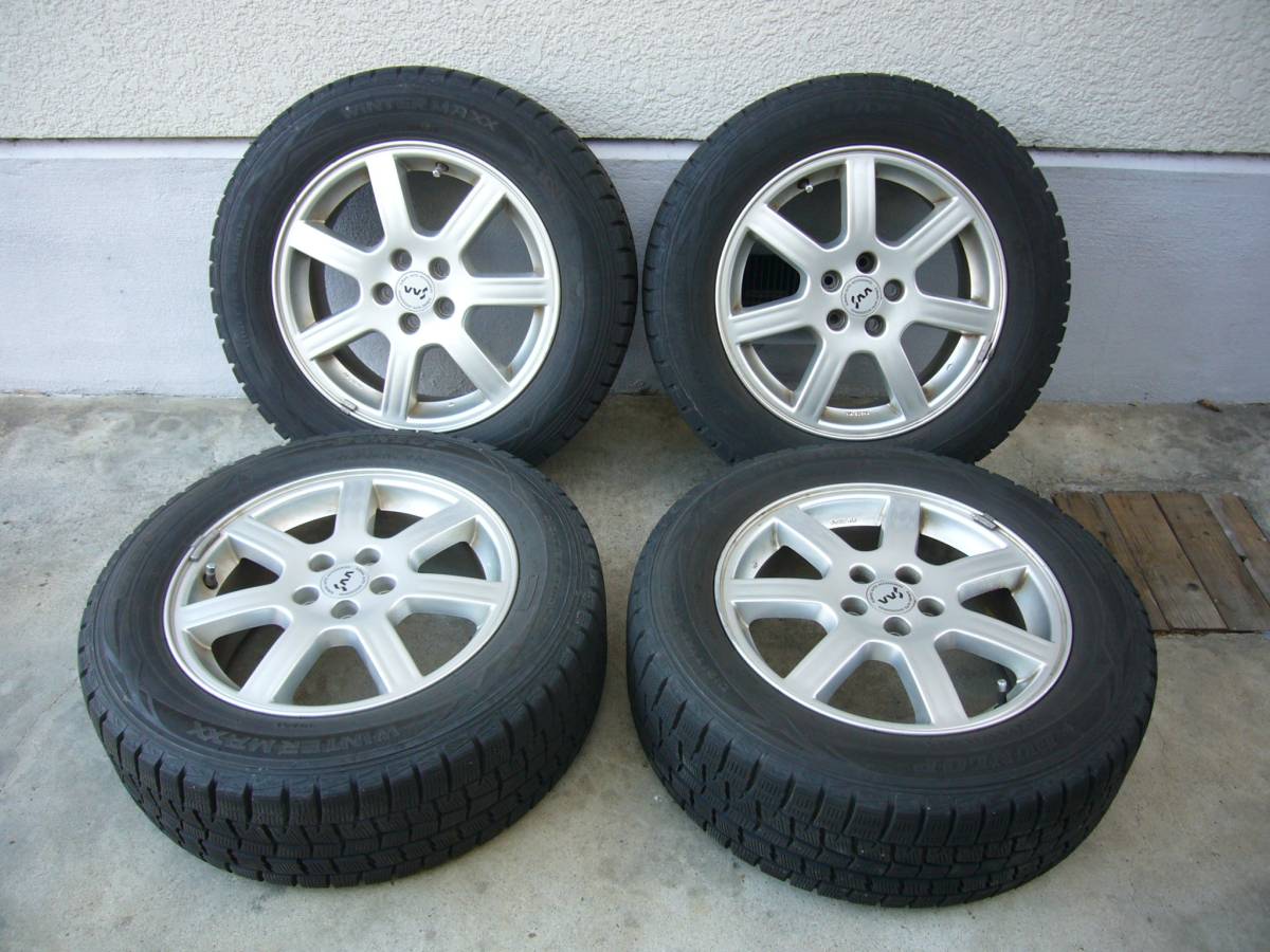 215/60 R16　ダンロップ　ウインターマックス　＋　6.5J-16　スバル純正ホイール