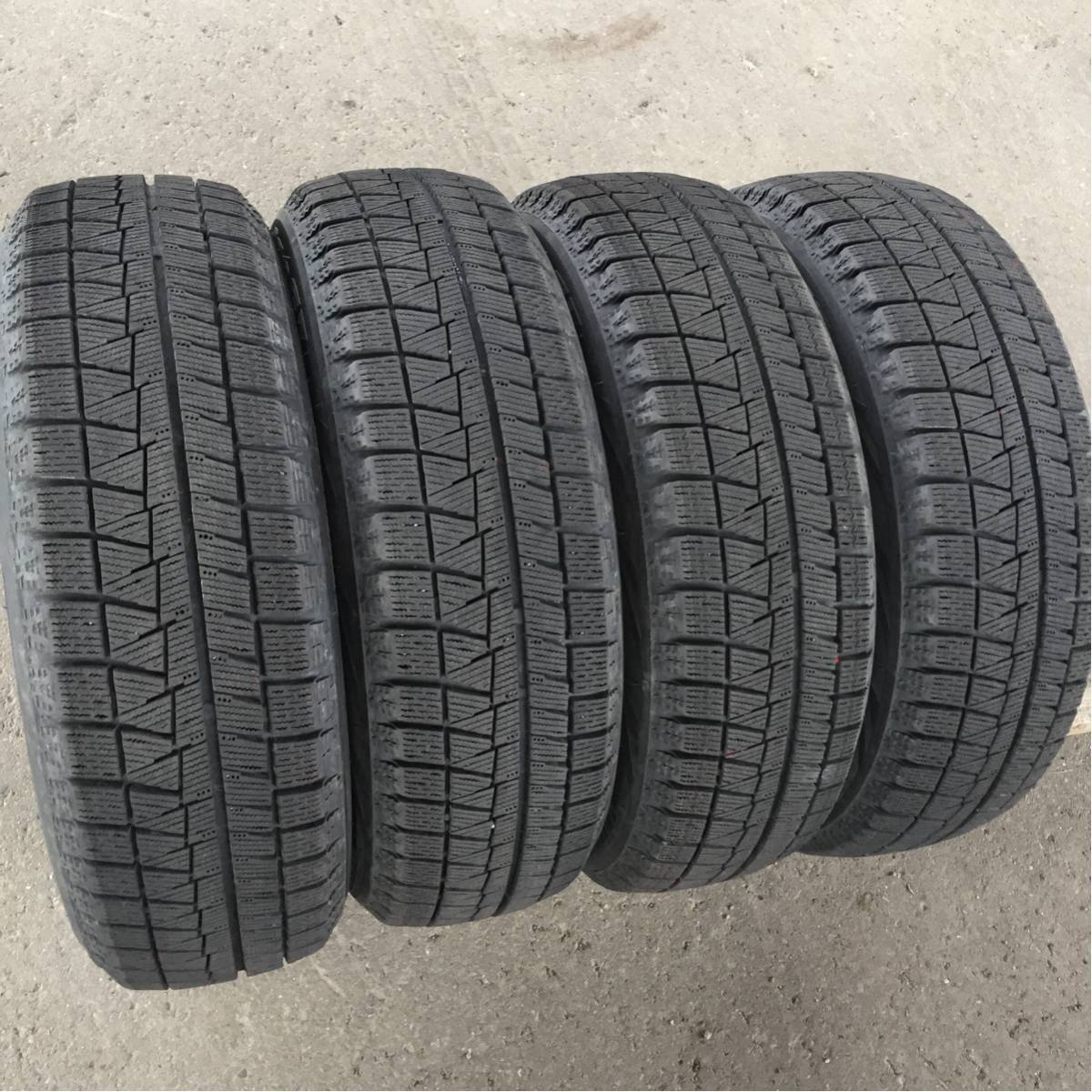 スタッドレス 155/65R13 4本／BS BLIZZAK REVOGZ 7分上 2013年 