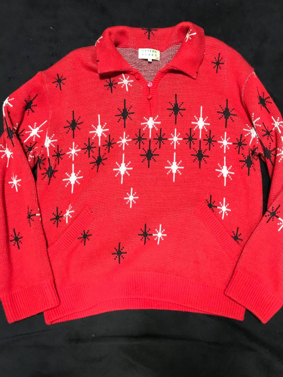 golden loby プルオーバーセーター ４０in 赤 ゴールデンロビー used 中古 ロカビリー ５０s