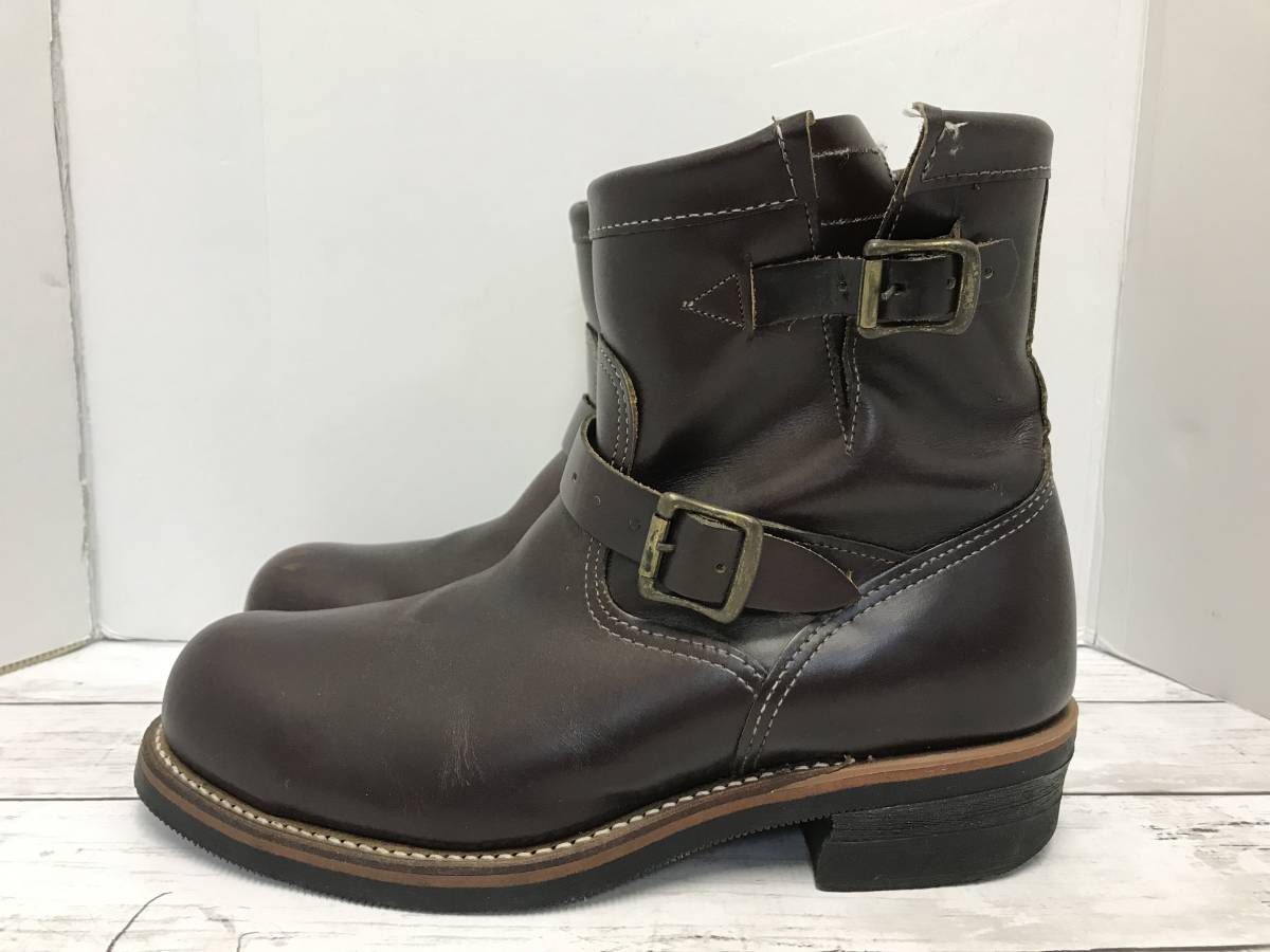 CHIPPEWA Chippewa チペワ ショートエンジニアブーツ ブラウン 26.5cm 