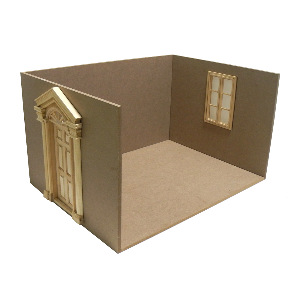 ドールハウス◆DIYルームボックス◆手作り◆1:12サイズ◆