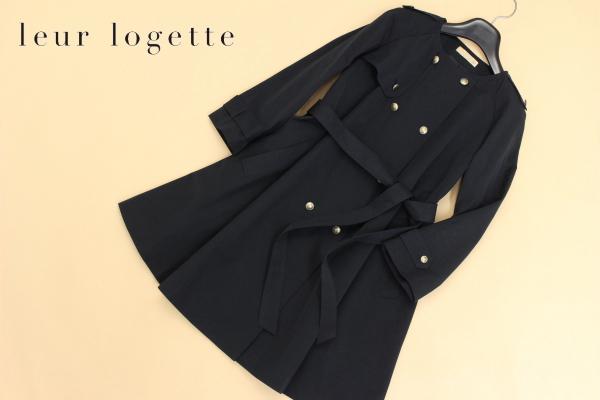 限定セール，人気 leur logette/ルルロジェッタ&times;アナトリエ コラボ メタル釦 ノーカラー フレア トレンチ コート 1 黒(Mサイズ)｜売買されたオークション情報、yahooの商品情報をアーカイブ公開 - オークファン Mサイズ