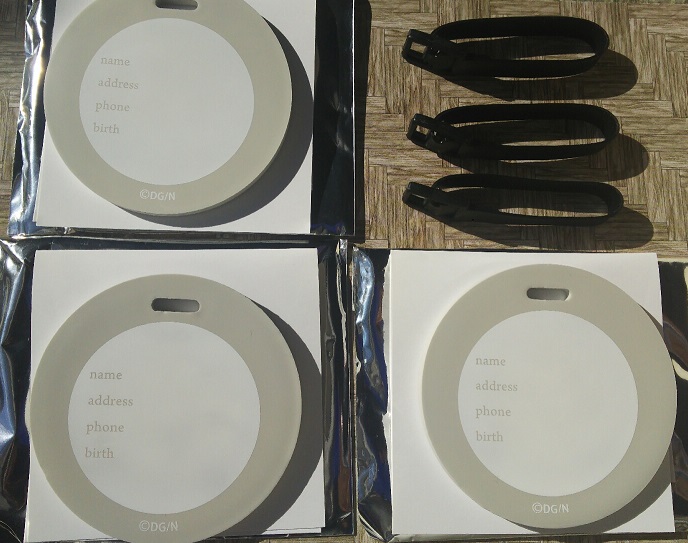 刀剣乱舞 【刀剣乱舞】鶴丸国永☆ぽてだん スリーコインズ 3COINS ネームタグ ラバー 3つセット ぽてだん 3COINS スリコ ネームタグ 全9種+5個(計14個