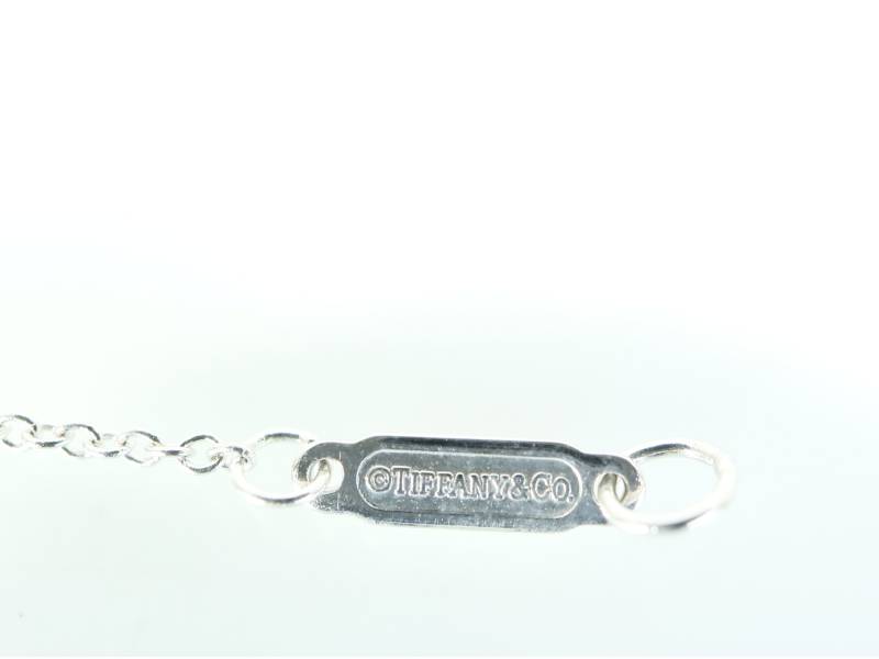 ティファニー ダイヤ メトロ ホースシュー ペンダント ネックレス K18WG 馬蹄 ホワイトゴールド 箱入 新品同様 5552